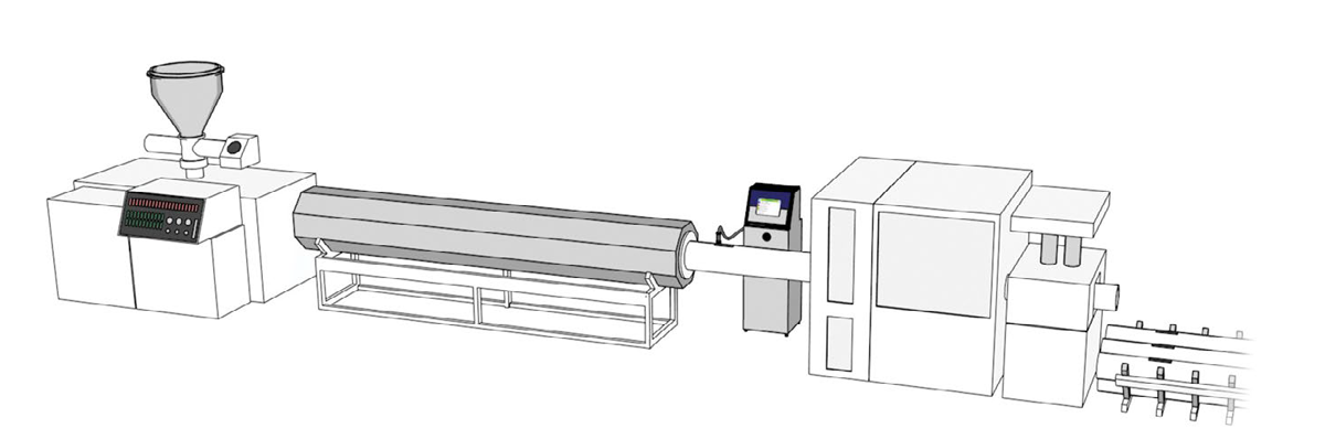 schéma extrusion rigide